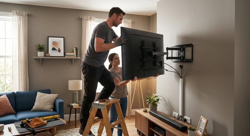 Bedroom Tv Mounting in Wilmington, NC