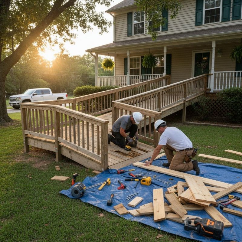 Handicap Ramp Repair in Alpharetta, GA