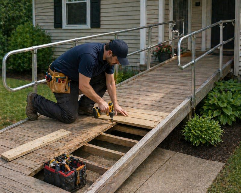 Handicap Ramp Repair in Overland Park, KS